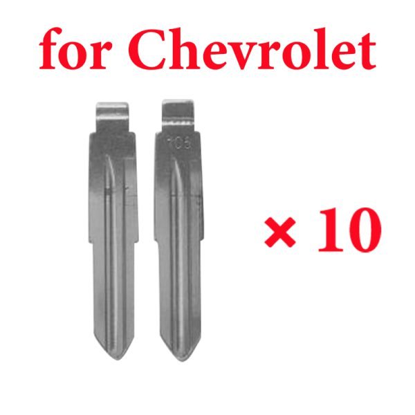#105 Key Blade for New Chevrolet Epica  -  Pack of 10 - Image 2
