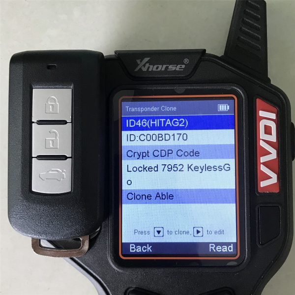 2 buttons 434 MHz Smart Proximity Key for Mitsubishi - Image 3