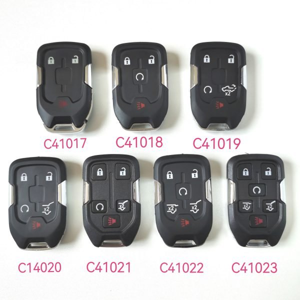 2015 - 2020 Chevrolet GMC Smart Key Shell 4B Compatible with FCC# HYQ1AA - Pack of 5 - Image 4