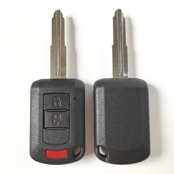 2+1 Buttons with Panic Button Key Shell For Mitsubishi With Blank Key MIT11R MIT3 - 5 pcs - Image 2