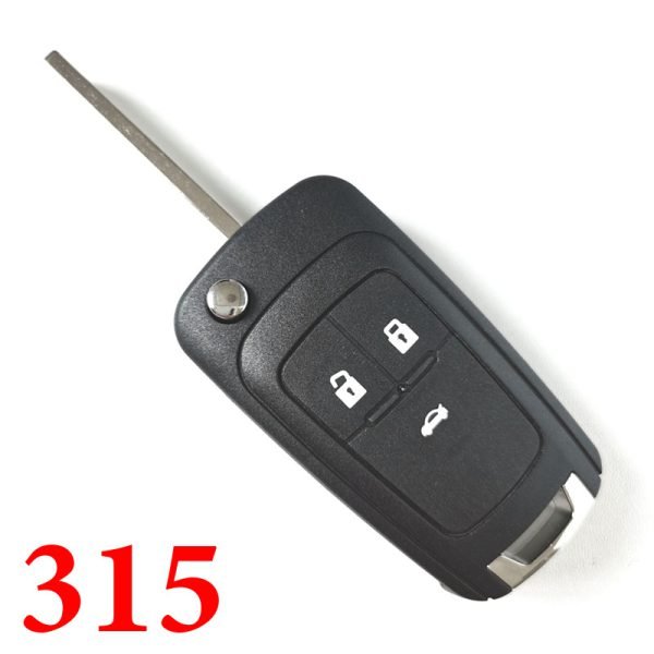 3 Buttons 315 MHz Flip Remote Key for Chevrolet - Image 6