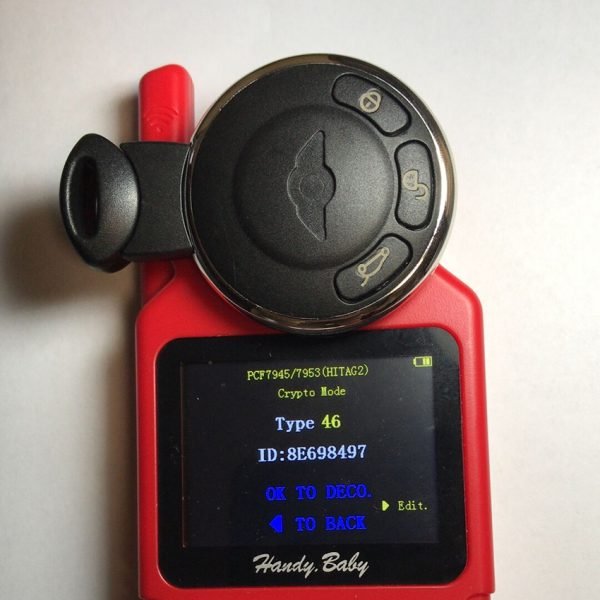 3 Buttons 315 Mhz Remote Key for Mini Cooper - With Removeable Battery - Image 2