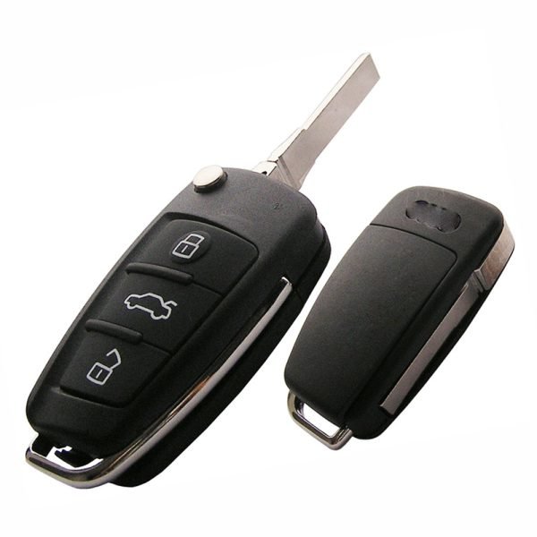 3 Buttons 868 MHz Flip Remote Key for Audi A6 Q7 - with 8E Chip - with KYDZ PCB - Image 3
