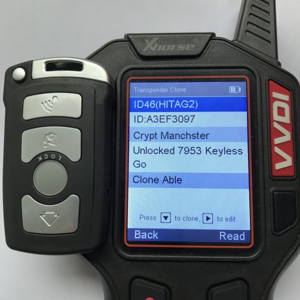 3 Buttons 868 MHz Remote Key for 7 Series BMW CAS1 - Image 4
