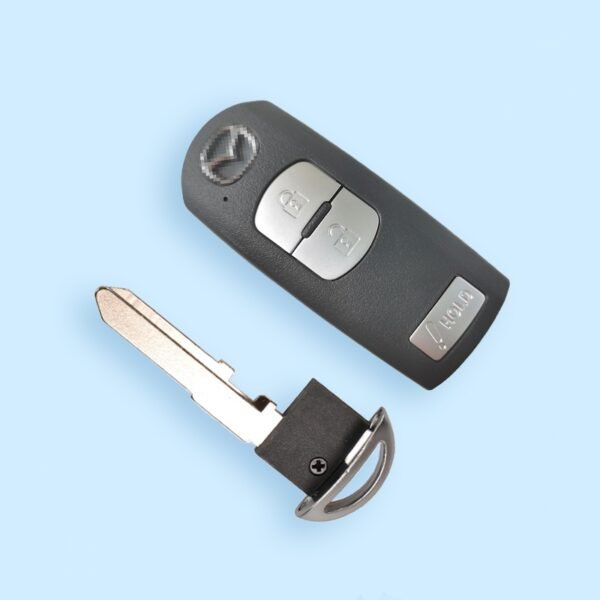 3 Buttons Flip Remote Car Key Case key shell for Mazda CX-5 with MAZ24R with Logo - Pack of 5