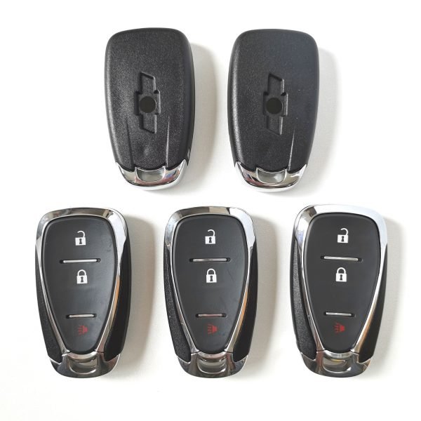 3 Buttons Remote Key Shell for Chevrolet Chevy Camaro Cruze Malibu 2016~2020 - With Logo - Pack of 5 - Image 4