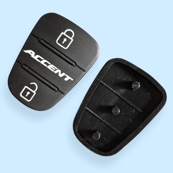 3 Buttons Rubber Pad for Hyundai  - 5 pcs