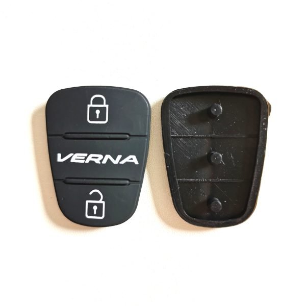 3 Buttons Rubber Pad for Hyundai  - 5pcs - Image 2