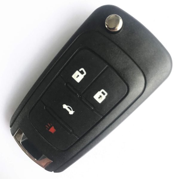 3+1 Buttons 434 MHz Flip Proximity Smart Key for Chevrolet - Keyless Go - Image 2