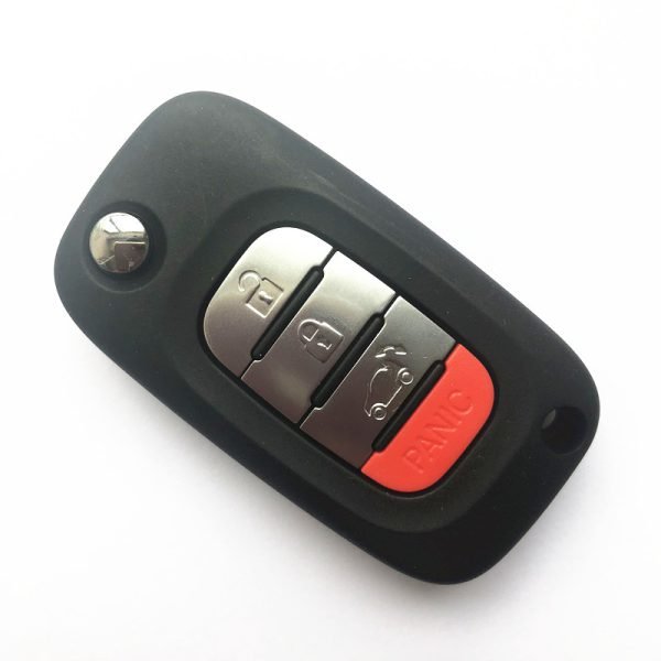 3+1 Buttons OEM Flip Remote Key 433MHz with 4A chip for Mercedes-Benz Smart Fortwo 453 Forfour 2015-2017 - Image 2