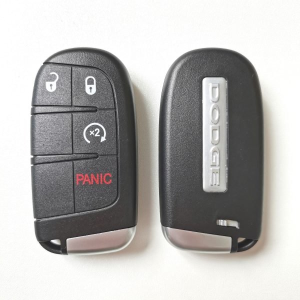 3+1 Buttons Smart Key Shell for Dodge - with Dodge Logo - Pack of 5 - Image 2