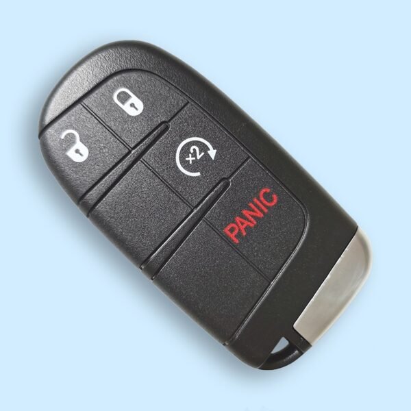 3+1 Buttons Smart Key Shell for Jeep - with Jeep Logo - Pack of 5