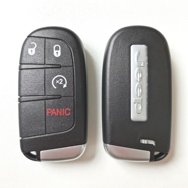 3+1 Buttons Smart Key Shell for Jeep - with Jeep Logo - Pack of 5 - Image 2