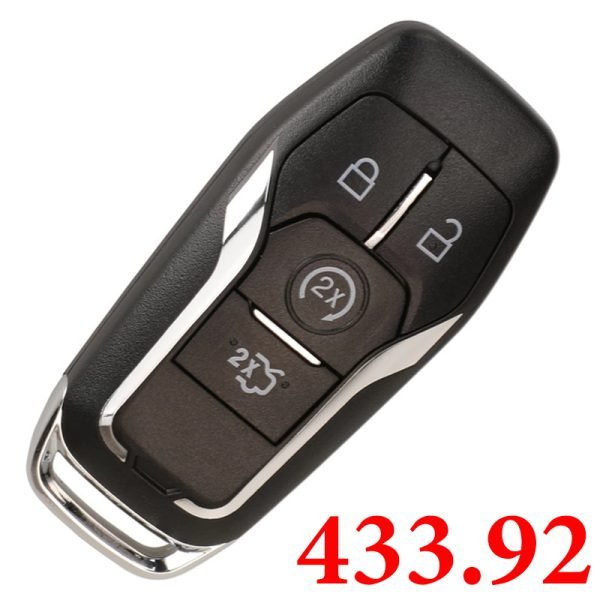 4 Buttons 433.92 MHz Smart Key for 2015 Lincoln MKC MKX MKZ with 49 Chip - Image 3