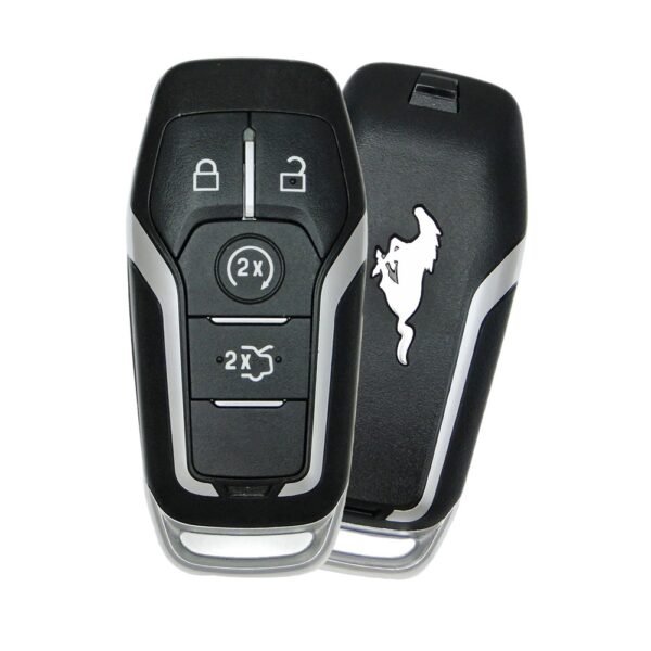 4 Buttons 868 MHz Smart Key for 2015 Ford Mustang 2015 - with Mustang Logo with 49 Chip