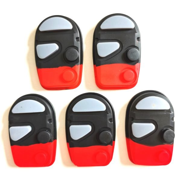 4 buttons Key Rubber Pad for Nissan - Pack of 5 - Image 3