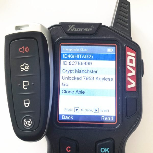 4+1 Buttons 434 MHz Proximity Keyless Go for Ford - with ID46 - Image 4