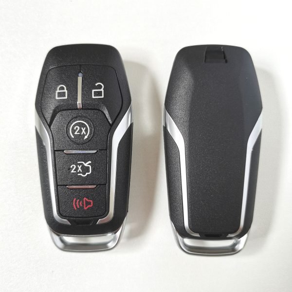 5 Buttons 902 MHz Smart Proximity Key for Ford Edge Explorer Mustang Fusion 2015 2016 2017 without Logo - Image 2