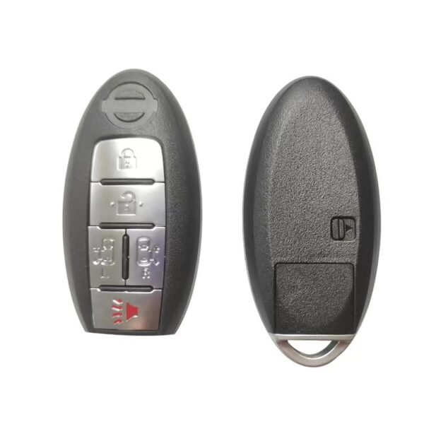 5 Buttons Smart Key Shell for Nissan - Battery Position in Middle - Pack of 5