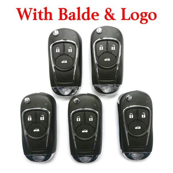 5 pieces Xhorse VVDI GM Universal Remote Control - XKBU03EN - with Blades & Logos - Image 5