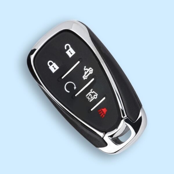 6 Buttons Smart Remote Key Case Shell for Chevrolet Camaro 2016-2021 - without Logo - Pack of 5
