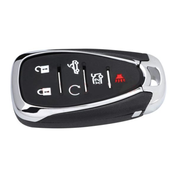 6 Buttons Smart Remote Key Case Shell for Chevrolet Camaro 2016-2021 - without Logo - Pack of 5 - Image 4