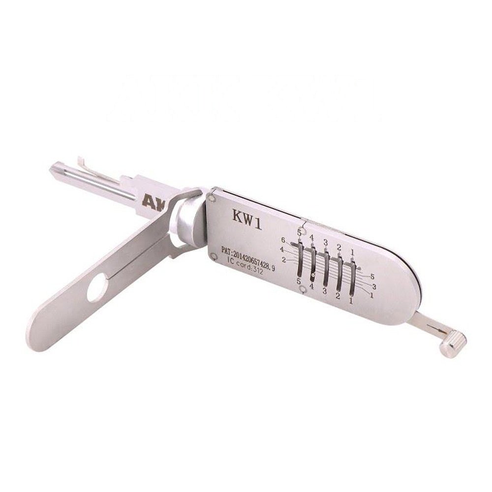 AKK Tools KW1 (5-Pin) 2-IN-1 Pick for Kwikset Door Locks