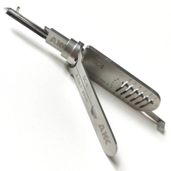 AKK Tools SC4 (6-Pin) 2-IN-1 Pick for Schlage Door Locks - Image 2