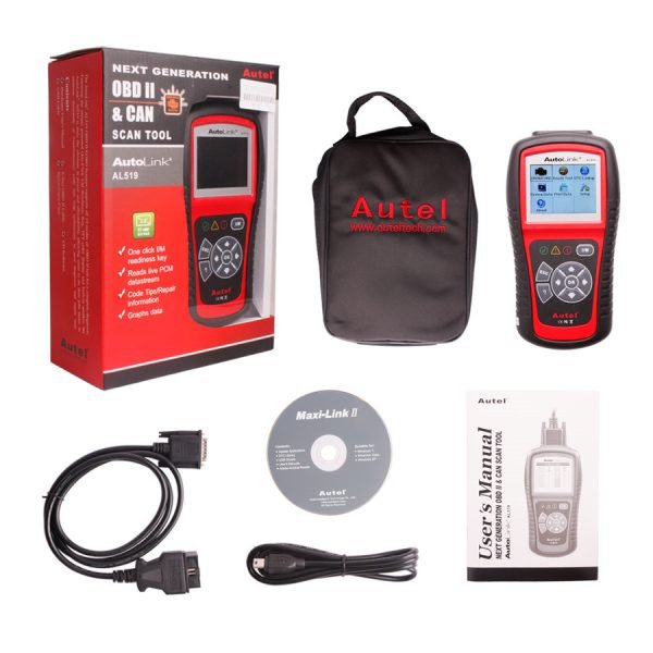 Autel AutoLink AL519 OBDII And CAN Scanner Tool Car Fault Detector Replace MS309/AL319 - Image 5