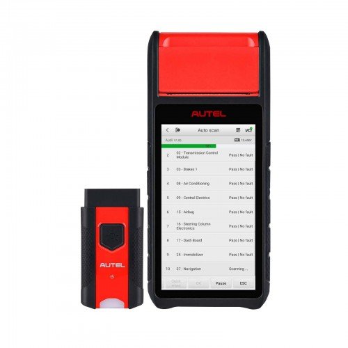 Autel MaxiBAS BT608E OBD2 Scanner Built-in Printer Touch Screen Electrical System Analyzer 12V 100-3000 CCA Load Tester