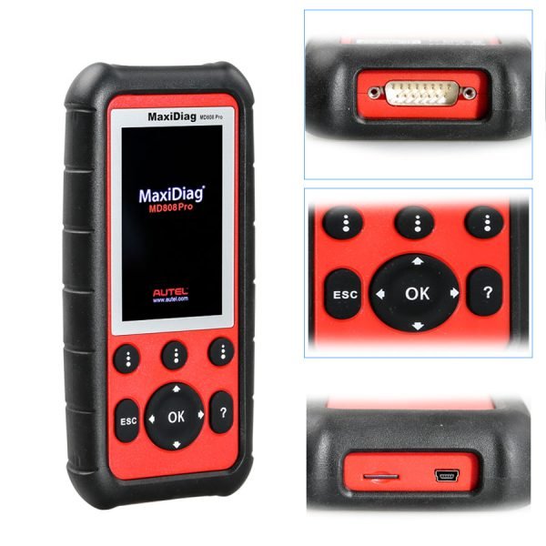 Autel MaxiDiag MD808 Pro OBD2 Full System Automotive Diagnostic Tool - Image 8