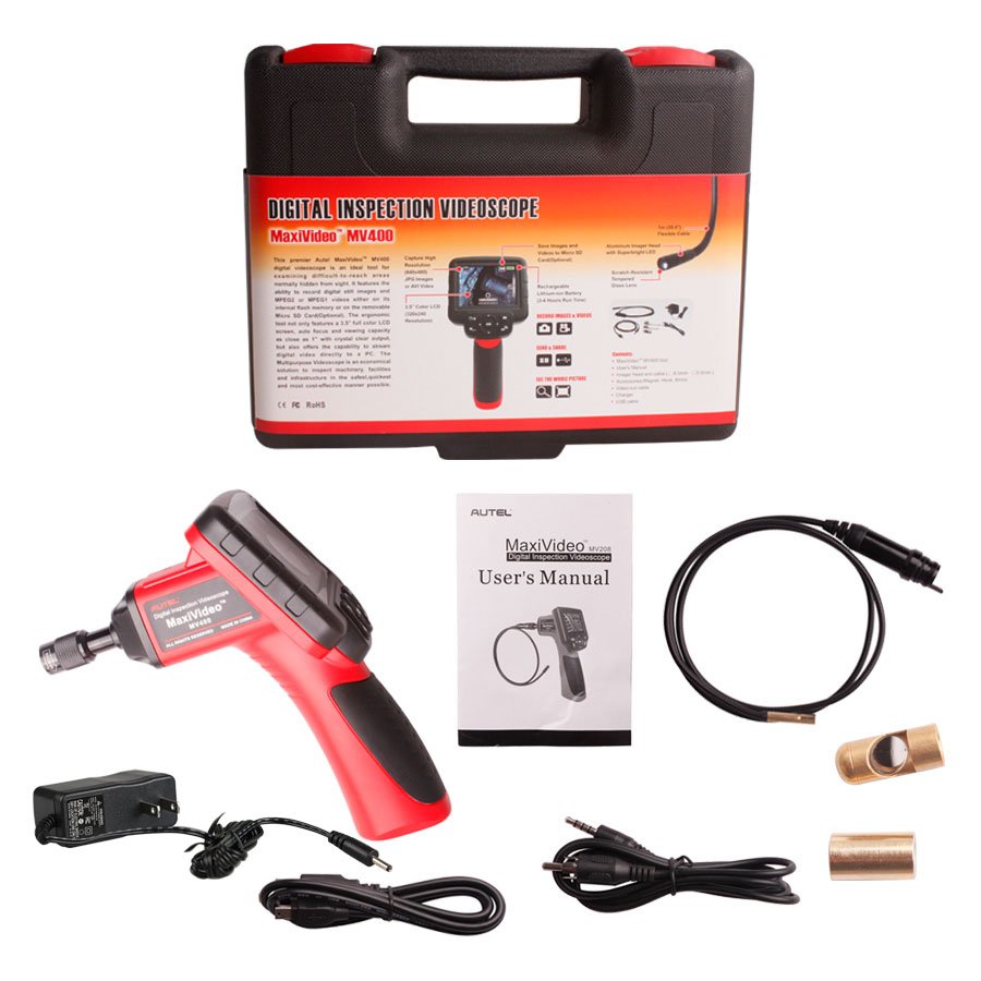 Autel Maxivideo MV400 Digital Videoscope with 5.5mm Diameter Imager Head Inspection Camera - Image 6