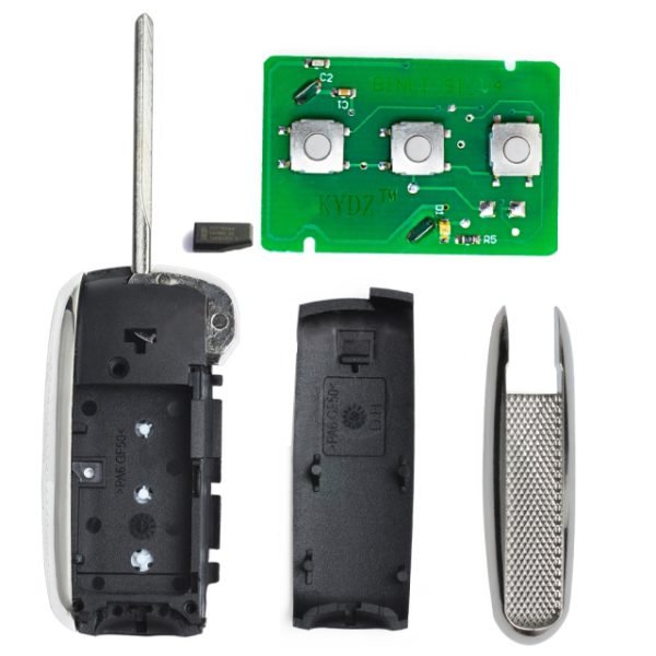 Bentley Style Folding Remote Key Fob 3 Button 433MHZ ID44 CHIP for BMW for BMW All Models 1995-2005 HU58 - Image 3