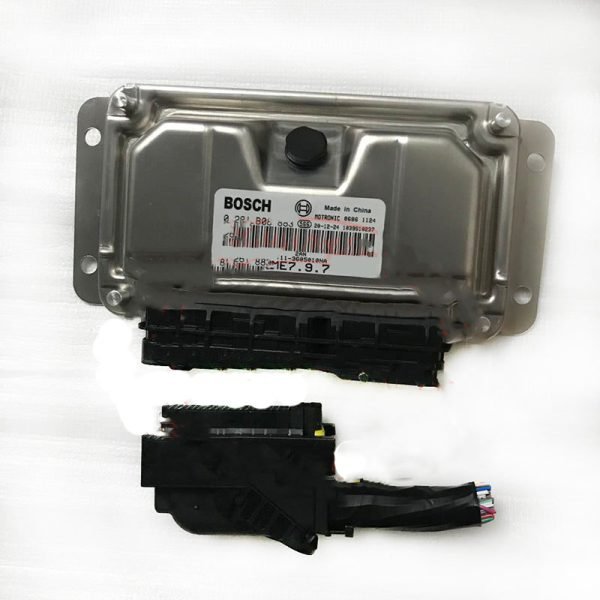 ECU Connector Adapter + New Bosch ME7.9.7 ECU 0261B08883 T11-3605010NA (0 261 B08 883) for Chery Engine Computer - Image 3