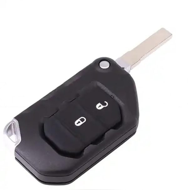 Flip Remote Key Shell 2 Button Fob for 2018 2019 Jeep Wrangler 68292944AA OHT1130261 - pack of 5 - Image 4
