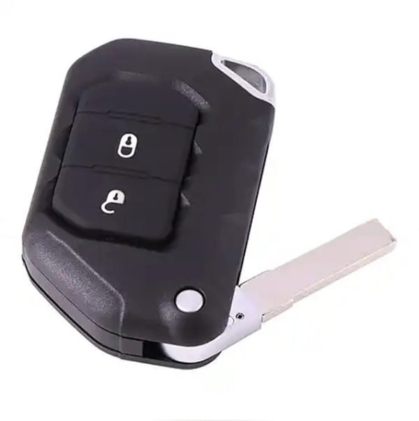 Flip Remote Key Shell 2 Button Fob for 2018 2019 Jeep Wrangler 68292944AA OHT1130261 - pack of 5 - Image 6