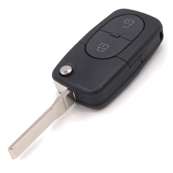 Flip Remote Key Shell 2 Button With CR1620 Battery Position for Volkswagen Bora Golf Passat- pack of 5 - Image 5