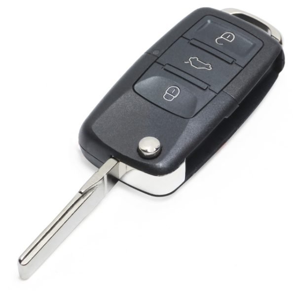 Flip Remote Key Shell 3 Button for VW Passat B5- pack of 5 - Image 2