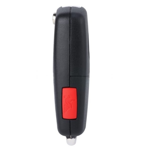 Flip Remote Key Shell Case 4+1Button with Panic for VW Jetta Passat Golf Beetle- pack of 5 - Image 5