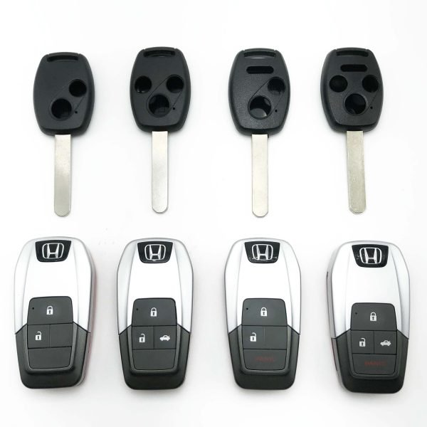 Flip Remote Key Shell Case Fob 3+1 Button for Honda - pack of 5 - Image 5