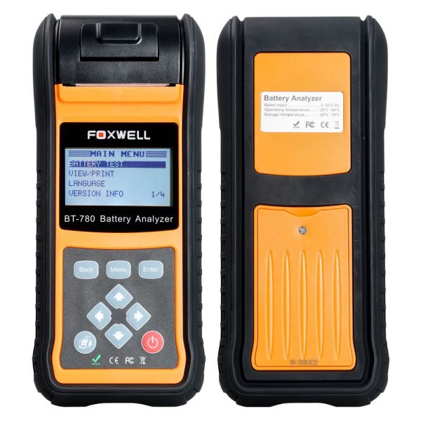 Foxwell BT-780 Car Battery Analyzer Battery Detector with Built-in Thermal Printer 12v 24v - Image 4