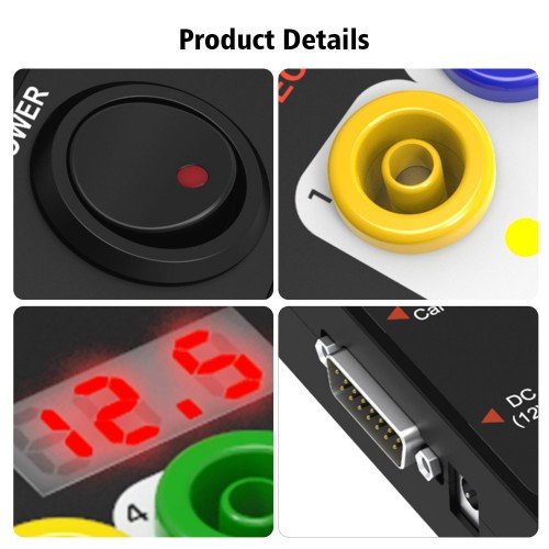 GODIAG GT100 Auto Tools OBDII Break Out Box ECU Connector - Image 4