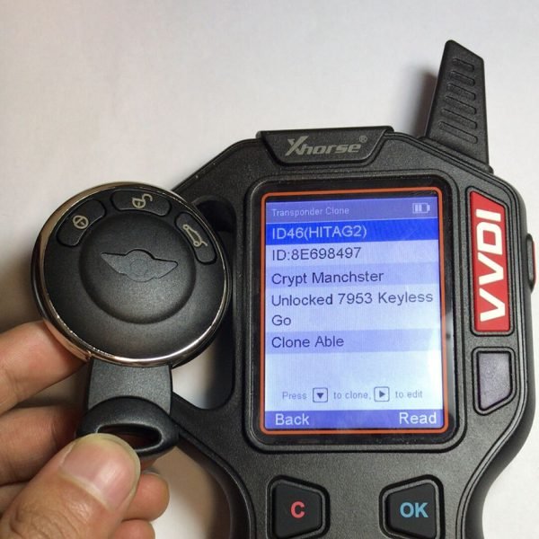 Genuine 3 Buttons 315 Mhz Smart Proximity Key for Mini Cooper - Keyless go using Original PCB Board - Image 3