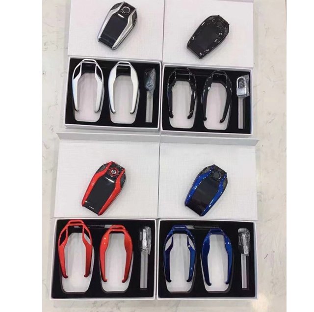 Good Quality Stainless Steel Key Protector LCD Remote Shell Case for Audi for Cadillac for Lexus for Land Rover BMW Merce0des-Benz Black Color- pack of 5 - Image 3