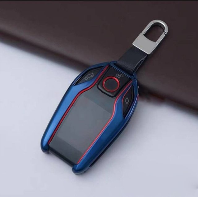 Good Quality Stainless Steel Key Protector LCD Remote Shell Case for Audi for Cadillac for Lexus for Land Rover BMW Merce0des-Benz Silver Color- pack of 5 - Image 6