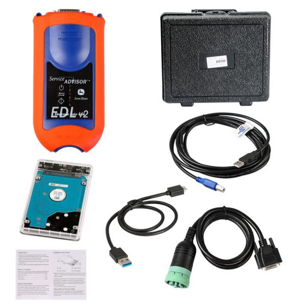 JD Service Advisor EDL V2 Electronic Data Link Heavy Duty Truck Diagnostic Scanner No Software Included - Image 4