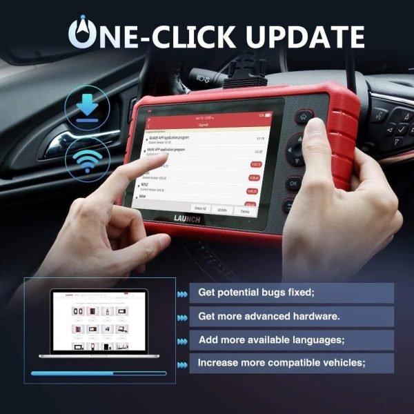 LAUNCH X431 CRP909X Full System OBD2 Scanner Car Diagnostic Tool Auto OBD Code Reader with 26 Reset Function - Image 9