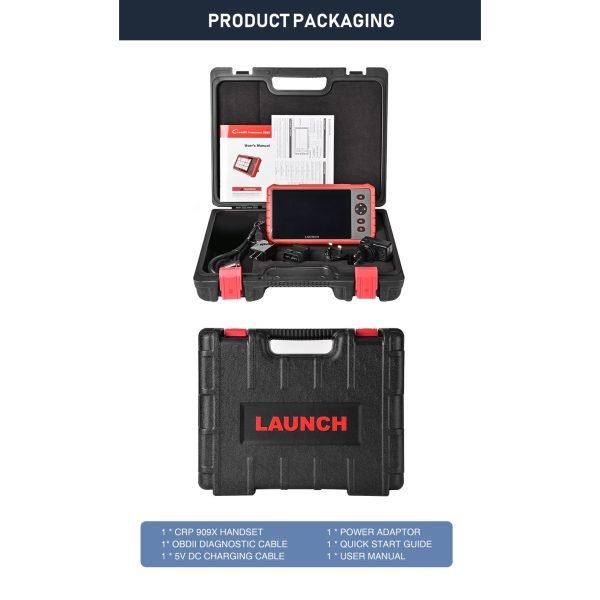 LAUNCH X431 CRP909X Full System OBD2 Scanner Car Diagnostic Tool Auto OBD Code Reader with 26 Reset Function - Image 10