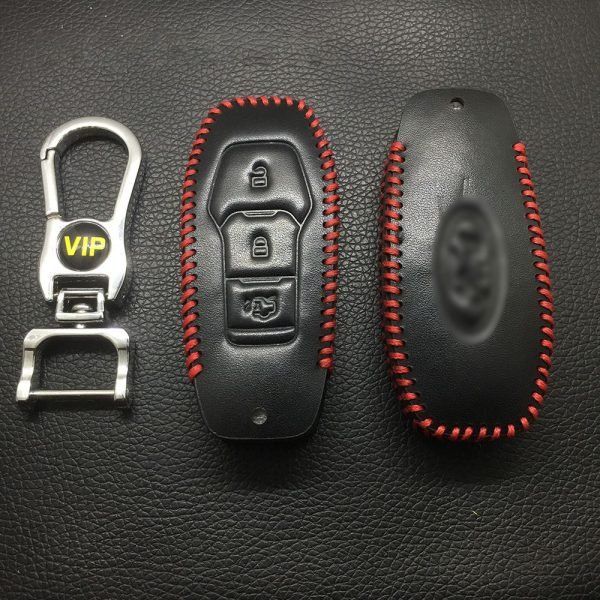 Leather Case for Ford Escort Smart Card Car Key - 5 Sets - Image 2