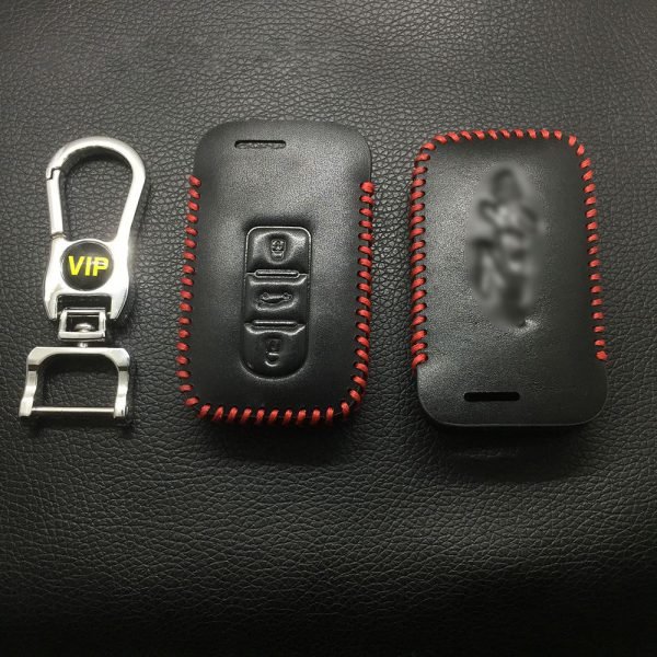 Leather Case for ZOTYE T600 Smart Card Car Key - 5 Sets - Image 2